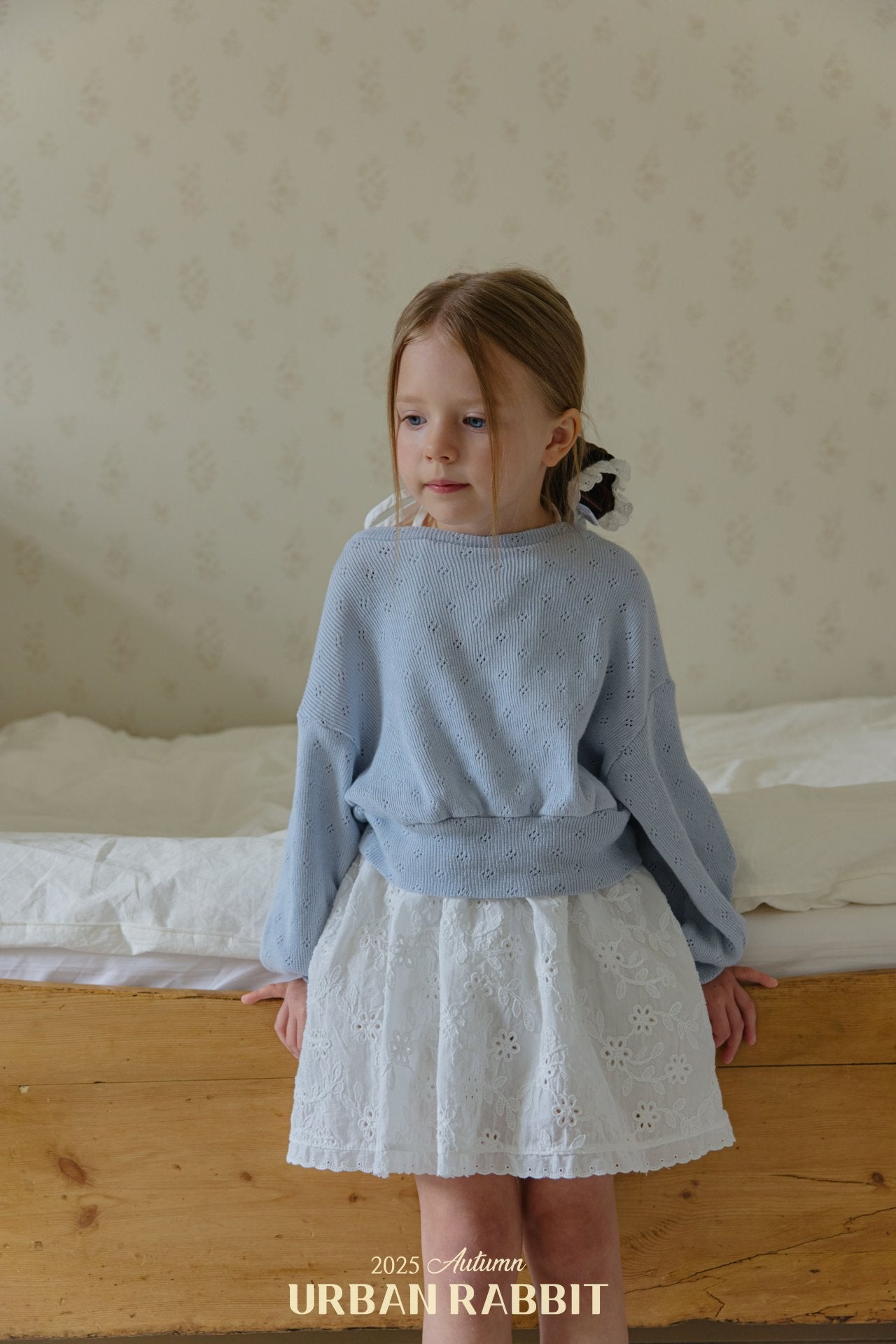 韓國童裝 25秋 | UR25308 Eyelet top