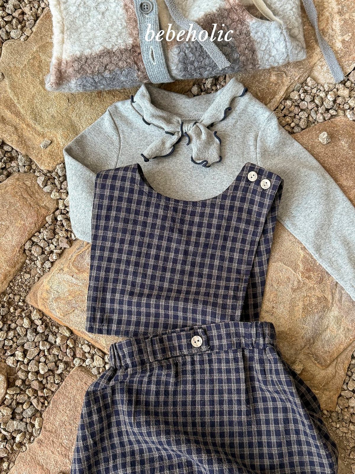 韓國童裝 26秋團購| BH18 Kuku Overall Suit 連身衣