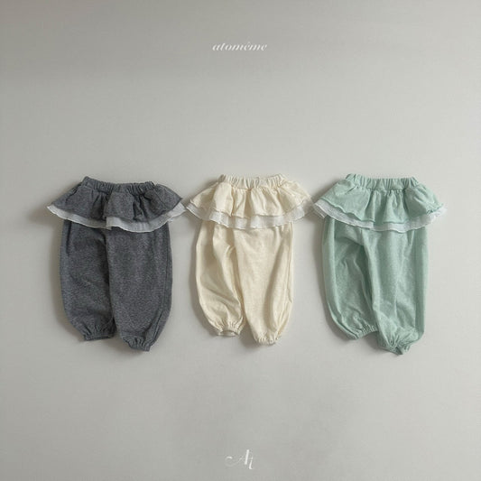 韓國童裝 25夏 | AT25226 flare pants (baby and kids)