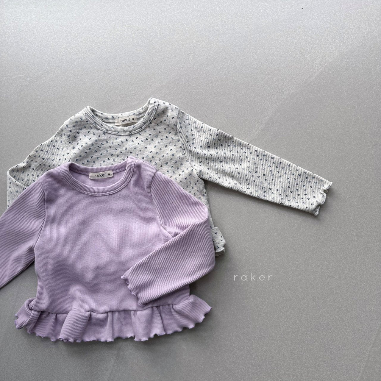 韓國童裝 26春 | RA12 Yole Frill T-Shirt (80-130cm)