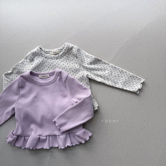 韓國童裝 26春 | RA12 Yole Frill T-Shirt (80-130cm)