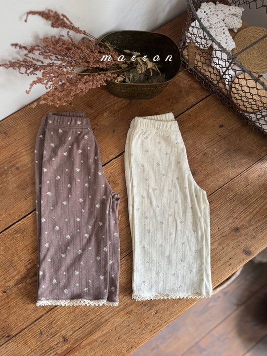 韓國童裝 25秋 | MA25343 Flower Pants  (Baby & Kids)