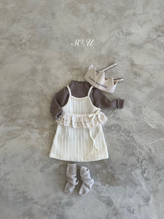 韓國童裝 25秋 | SO25311 Lace Apron