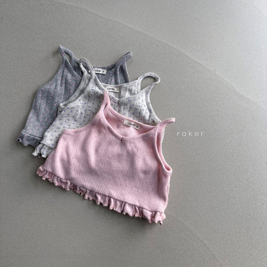 韓國童裝 26春 | RA05 Ellia Ilet Strap Tank Top (80-130cm)