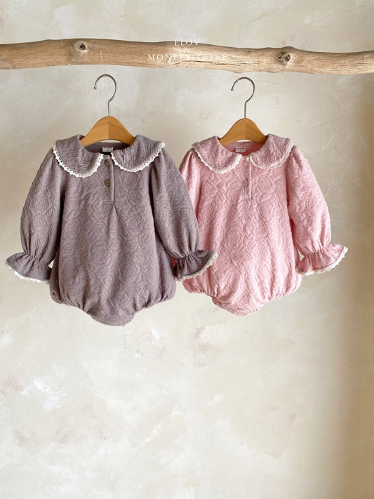 韓國童裝 25秋 | MP25307 Collar Buttons Baby Suit