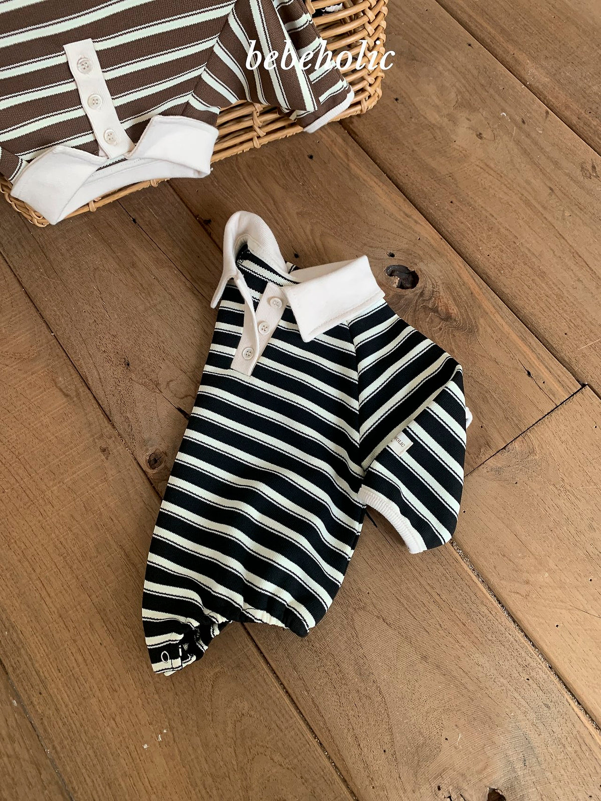 韓國童裝 26秋團購| BH57 Stripe Suit 連身衣