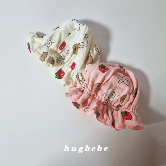 現貨▷ 韓國童裝 25秋 | HU25309 Strawberry Hat