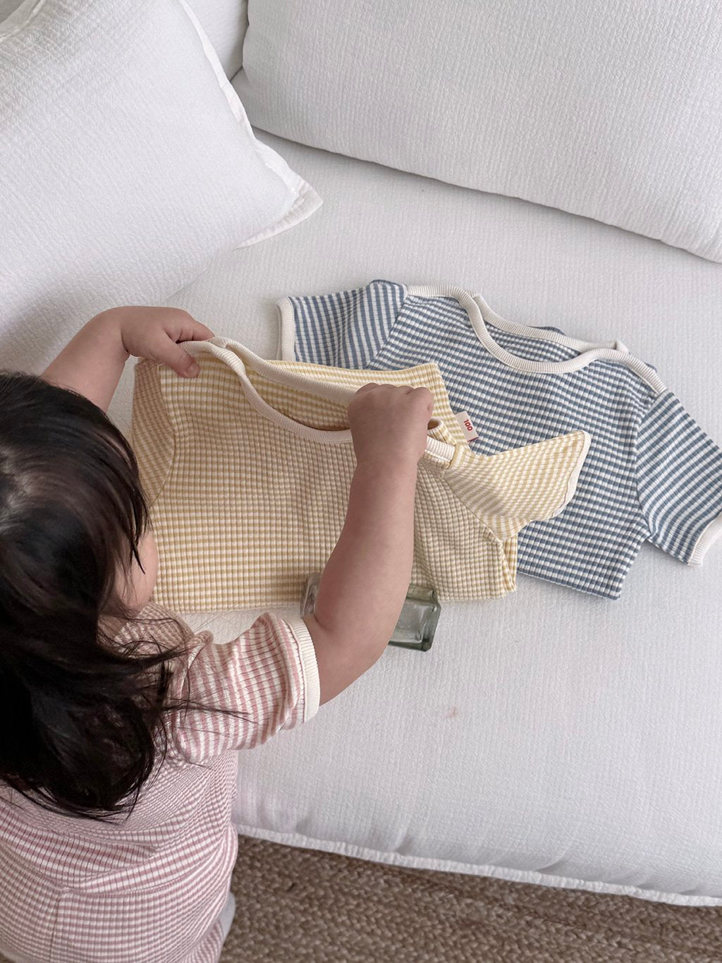 韓國童裝 26夏| HM19 Pastel Ribbed Loungewear Set