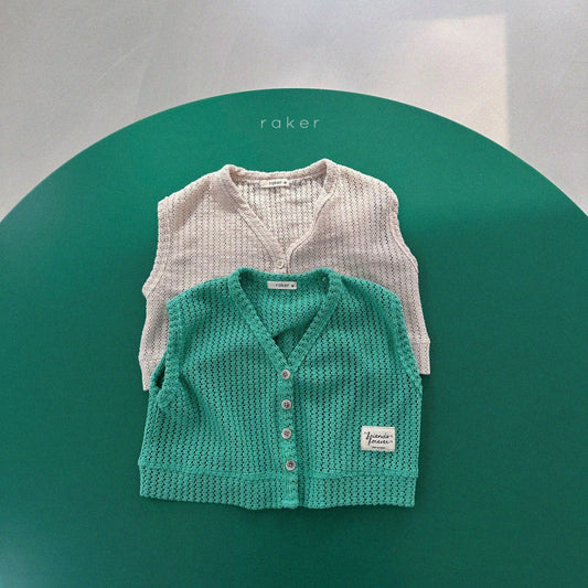 韓國童裝 26春 | RA03 Friends Knit Vest (80-130cm)