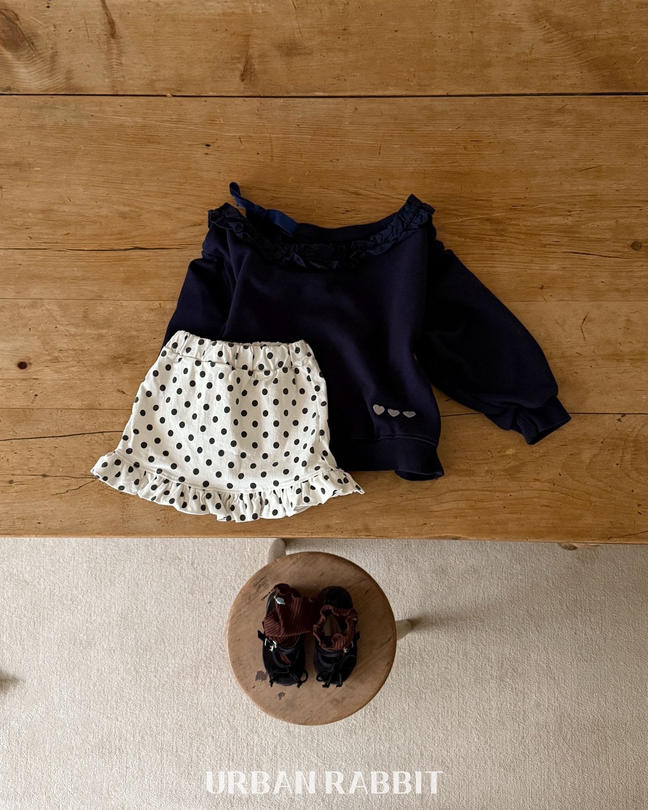 韓國童裝 25秋 | UR25313 Heart Blouse