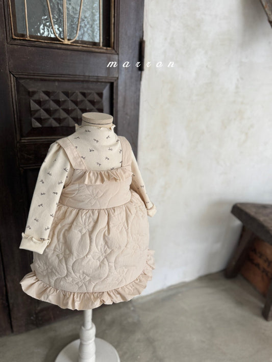 韓國童裝 25秋冬 | MA25430 RIBBON BASIC TEE (BABY & KIDS)