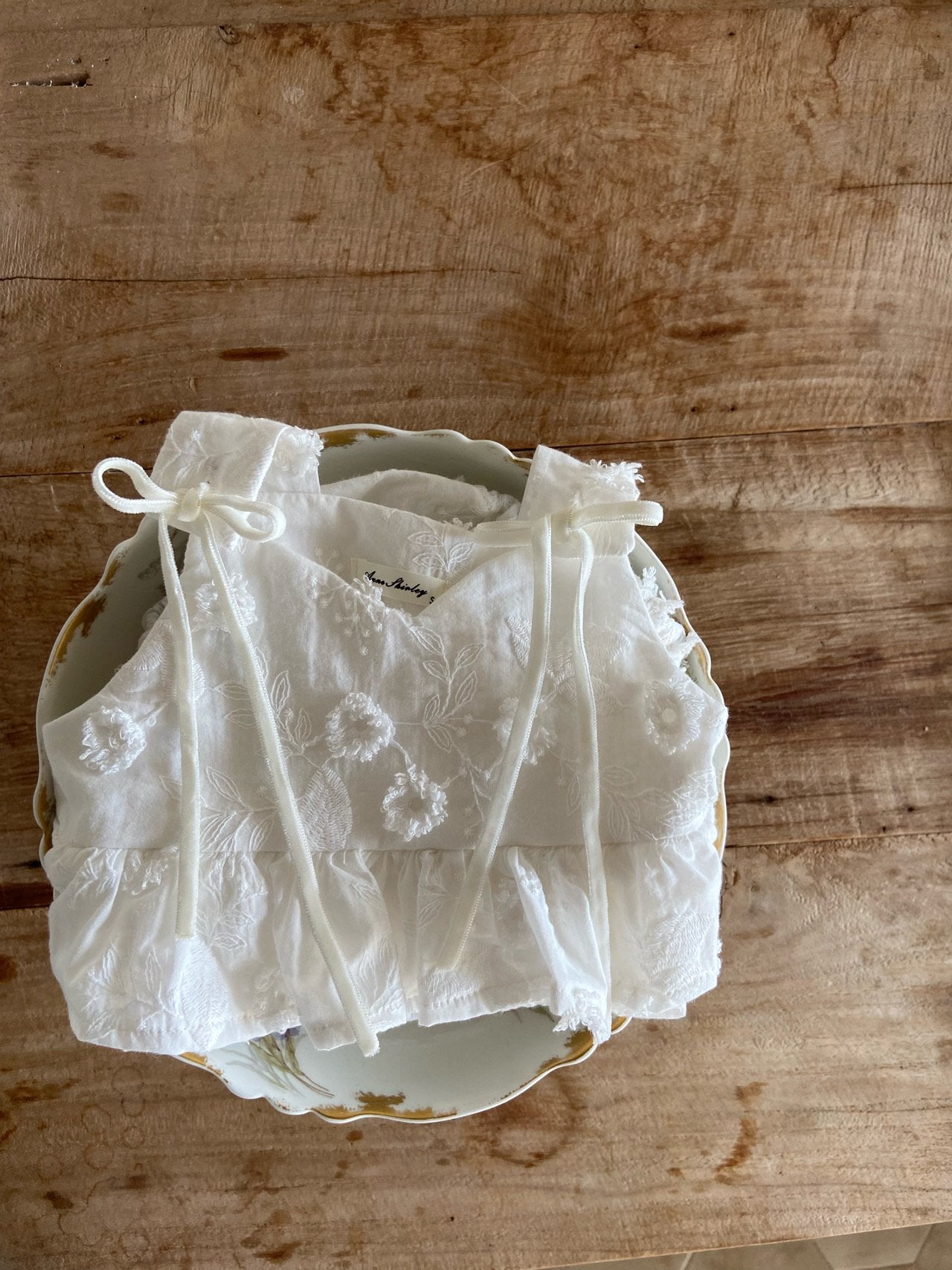 韓國童裝 26夏| AN02 Blanc Floral Ruffle Dress 親子裝