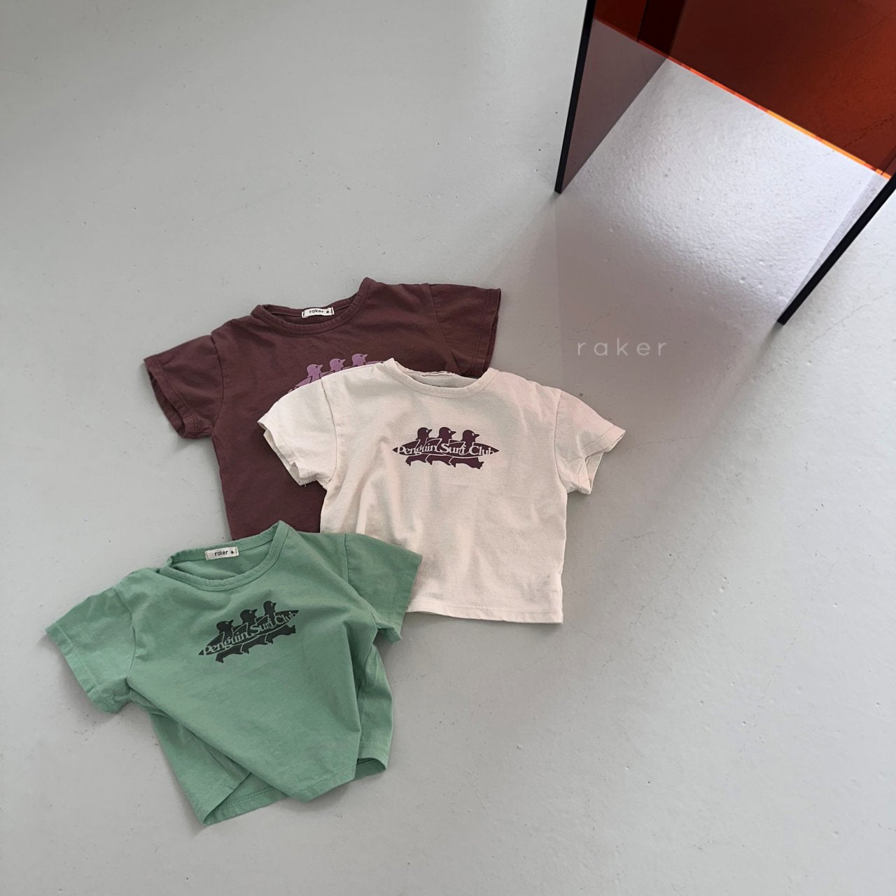 韓國童裝 26春 | RA22 Penguin T-Shirt (80-130cm)