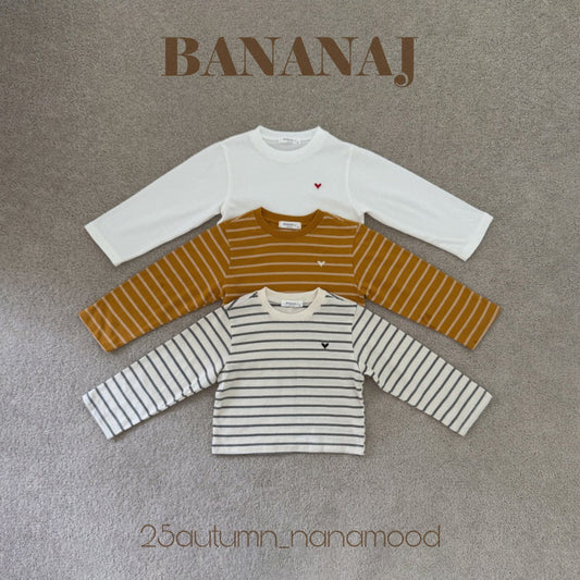 韓國童裝 25秋 | BJ25341 Heart Logo Tee