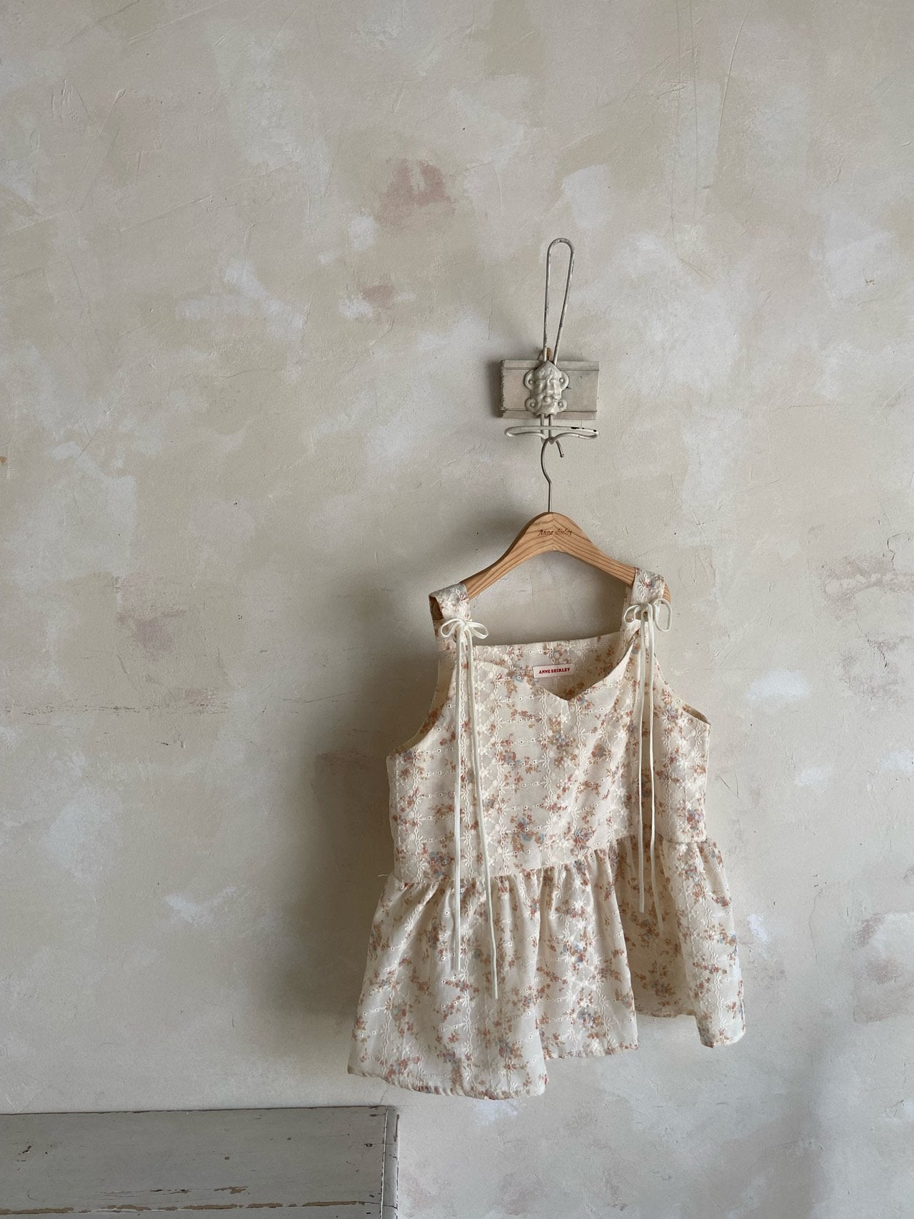 韓國童裝 26夏| AN01 Blanc Floral MOM Blouse 親子裝