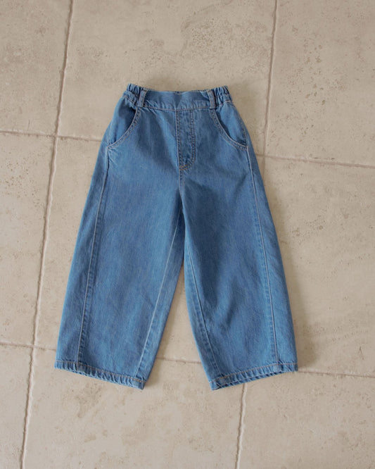 韓國童裝 26夏| MN16 Curved Jeans 弧形牛仔褲 (90-140cm)