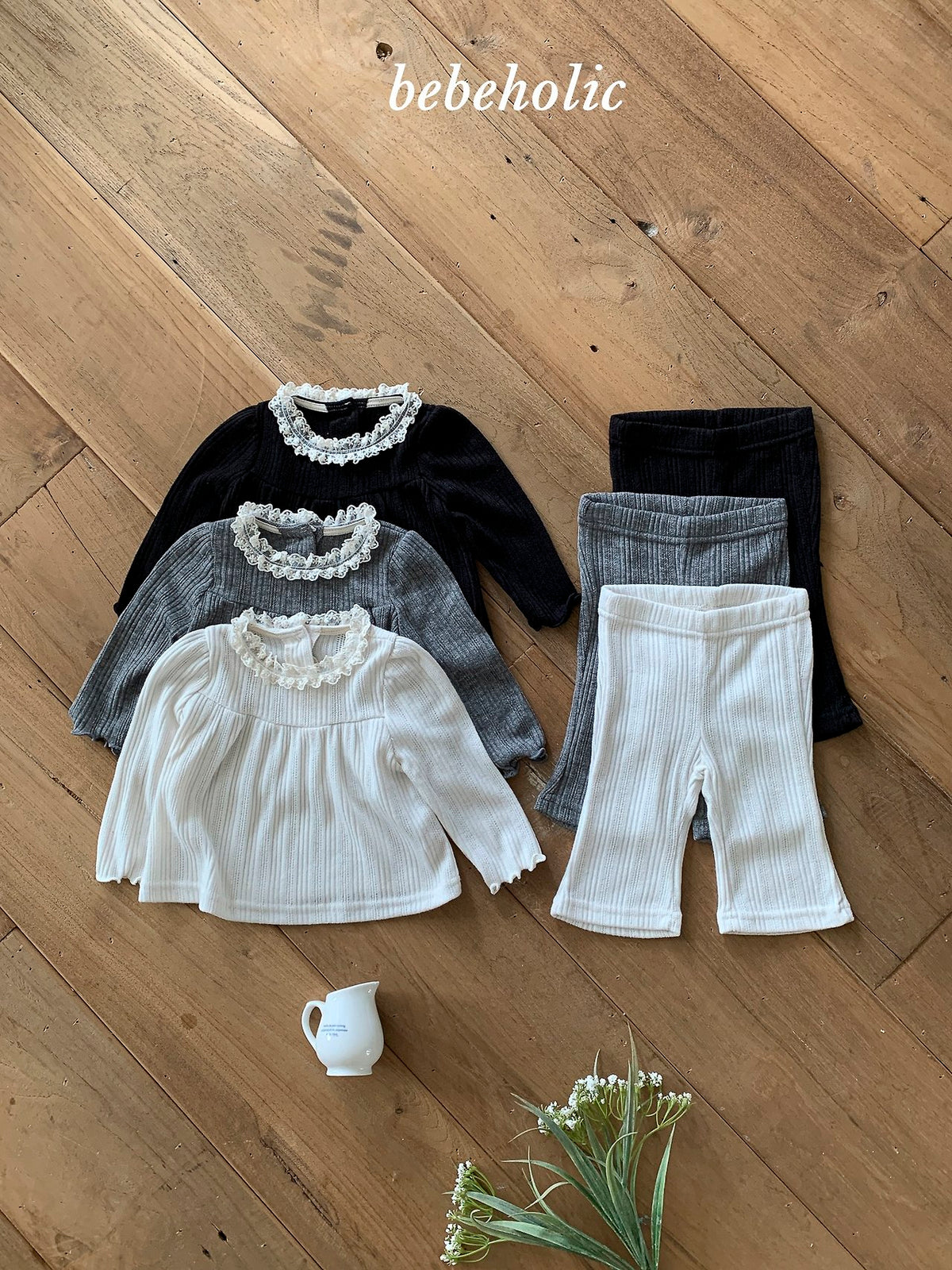 韓國童裝 26秋團購| BH20 Morning Shirring Set 套裝