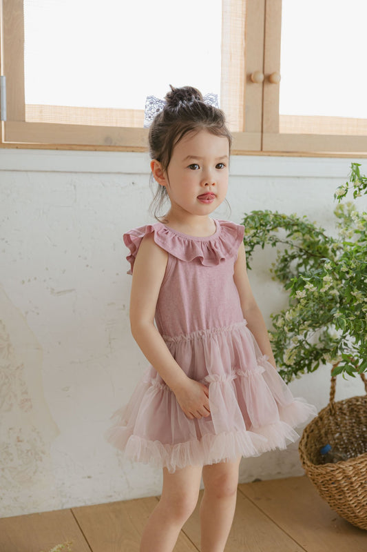現貨▷ 韓國童裝 25夏 | FU25211 Kids Shasha Dress