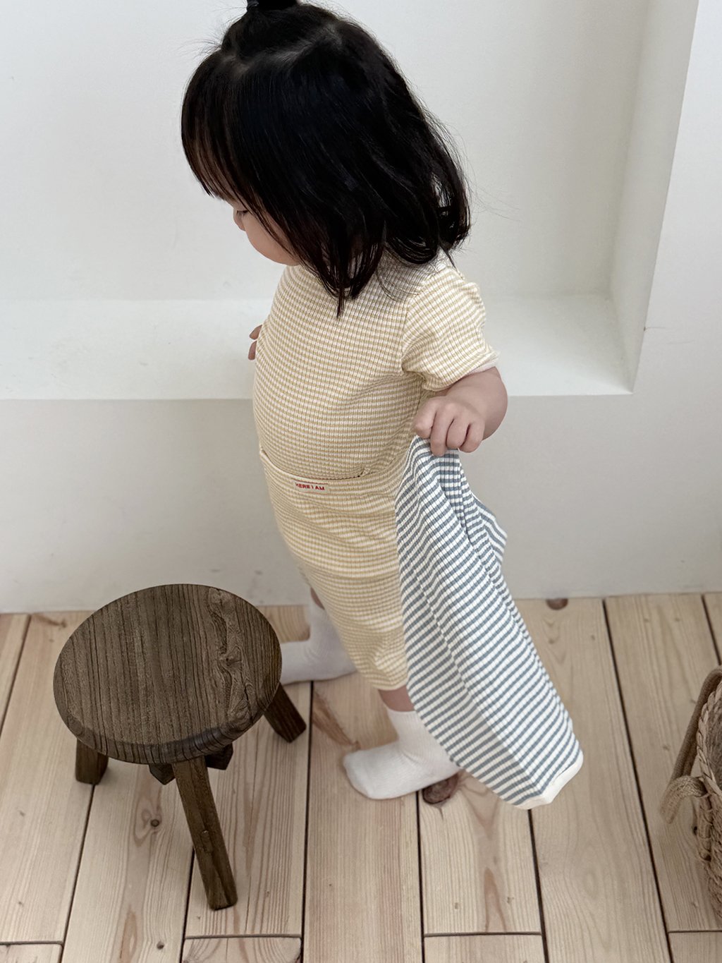 韓國童裝 26夏| HM19 Pastel Ribbed Loungewear Set