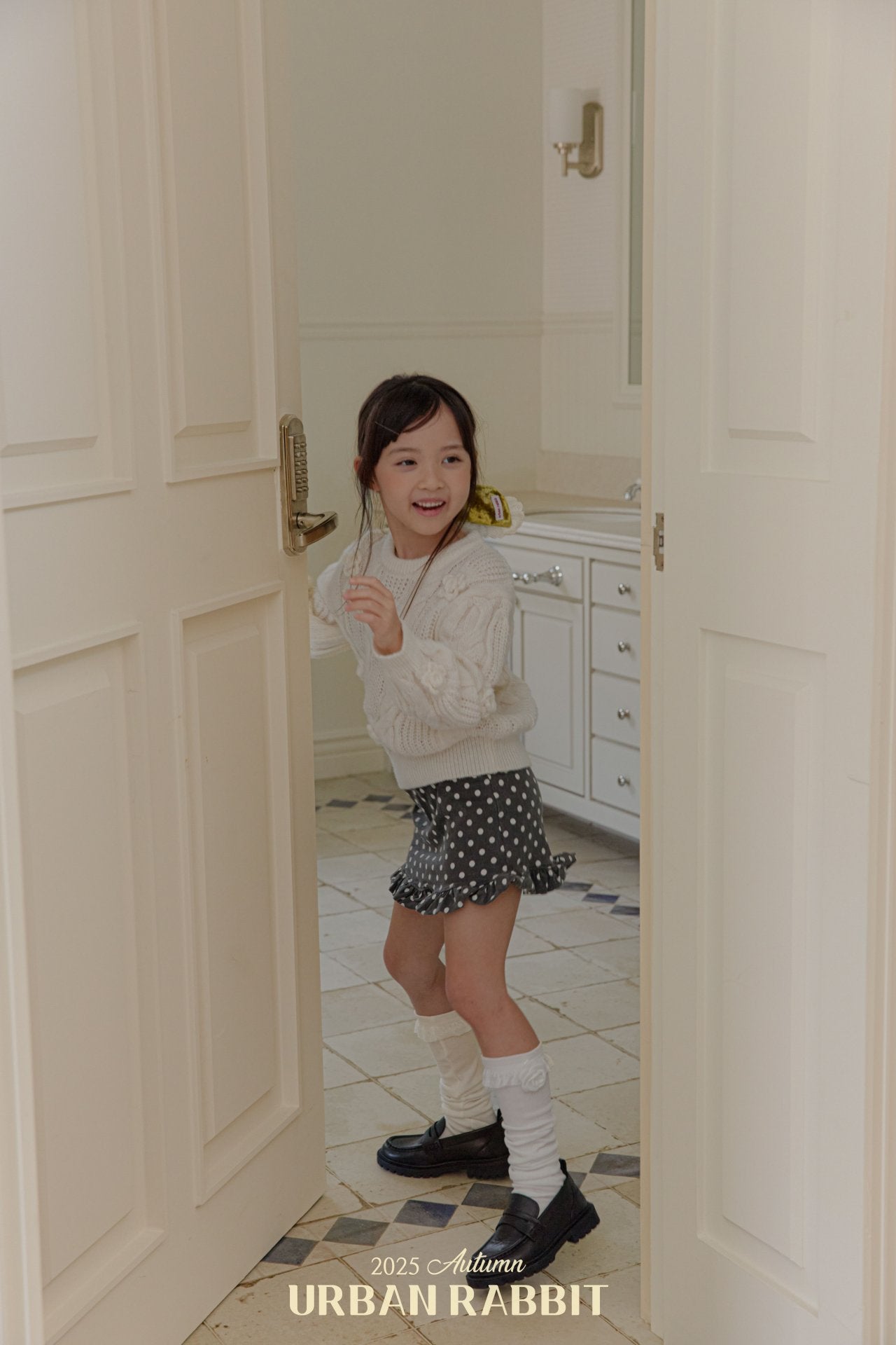 韓國童裝 25秋 | UR25320 Dot Dot Skort