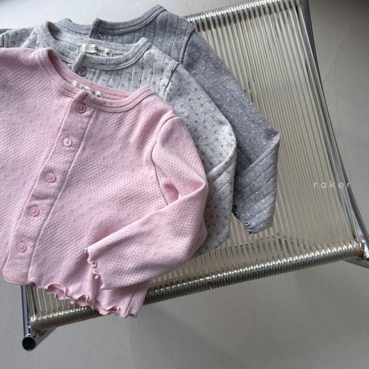 韓國童裝 26春 | RA04 Ellia Ilet Cardigan (80-130cm)