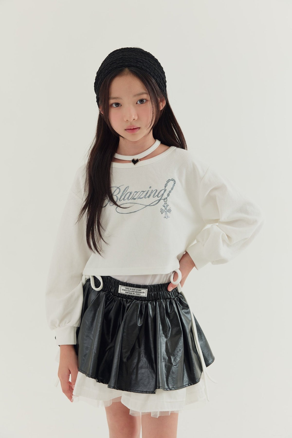 韓國童裝 26秋| AW11 Necklace Tee 上衣