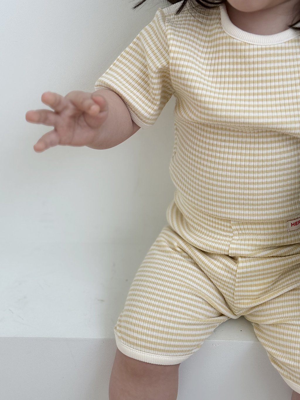 韓國童裝 26夏| HM19 Pastel Ribbed Loungewear Set