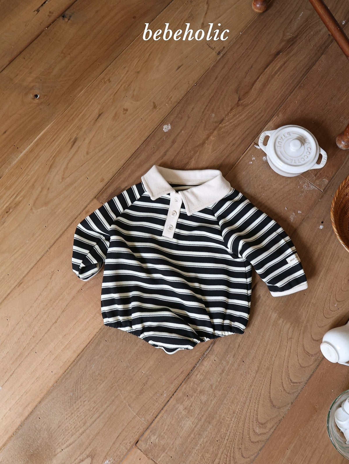 韓國童裝 26秋團購| BH57 Stripe Suit 連身衣