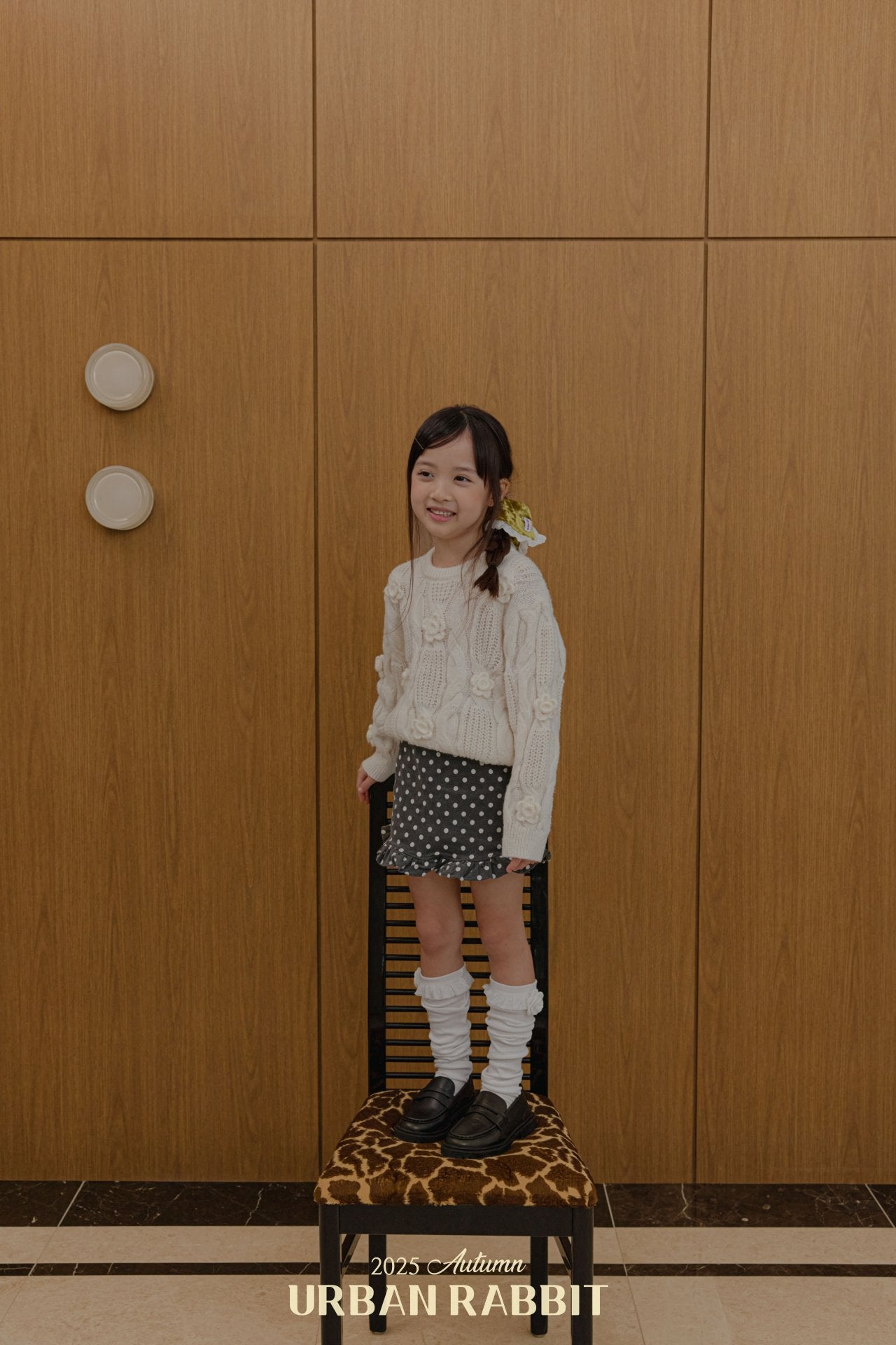韓國童裝 25秋 | UR25320 Dot Dot Skort