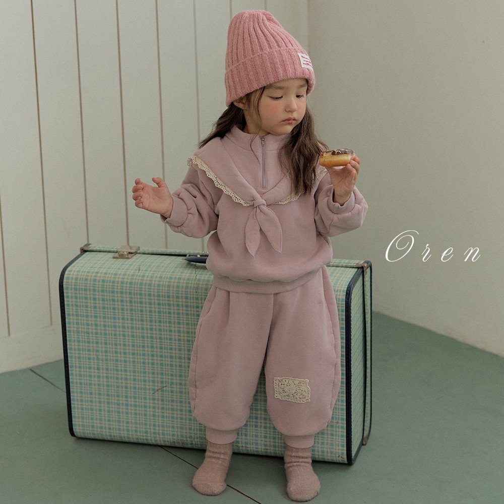 現貨▷  韓國童裝 25秋冬 | OR25571 Laura Serra top and bottom