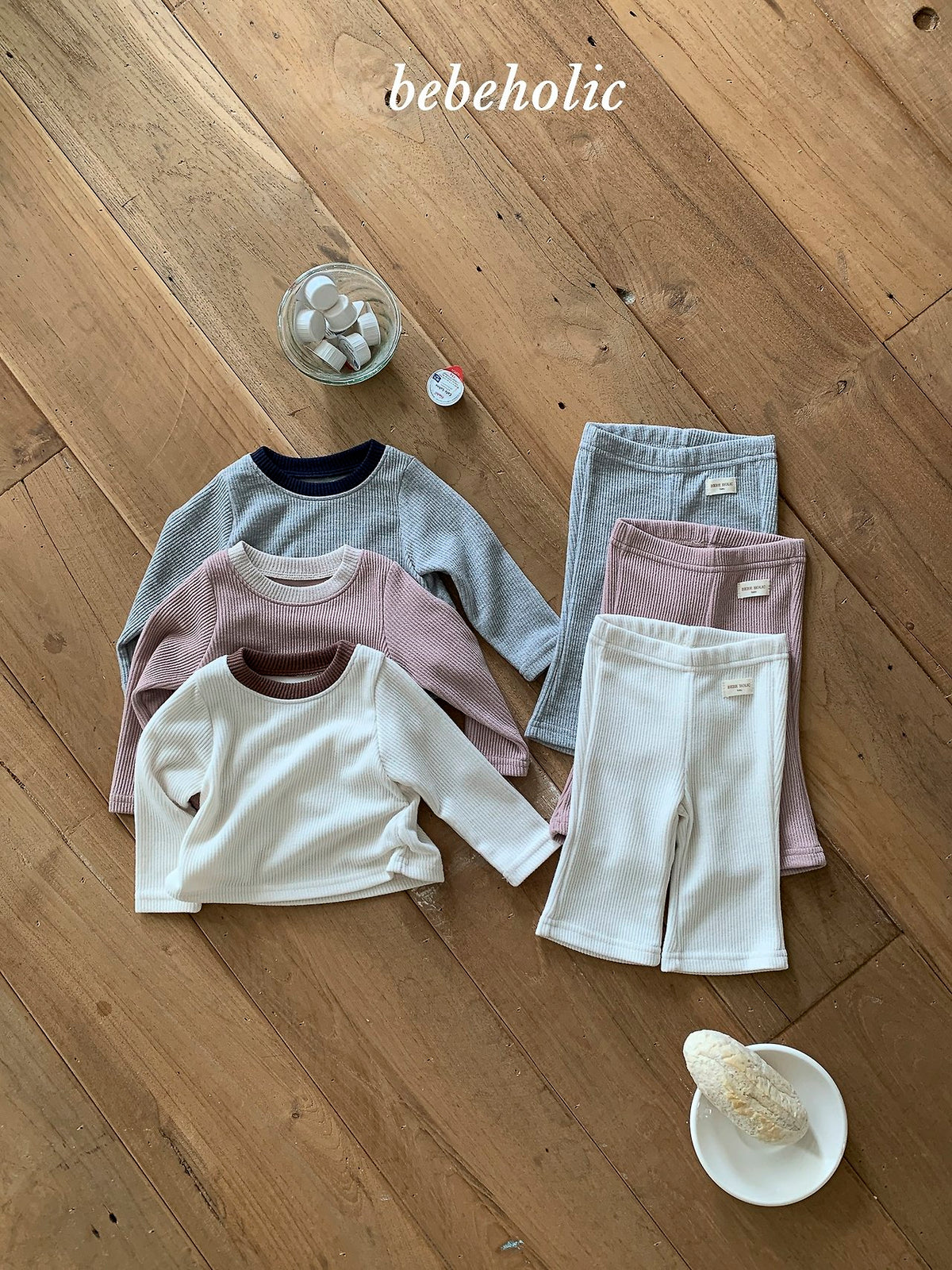 韓國童裝 26秋團購| BH19 Pepper Shirring Set 套裝