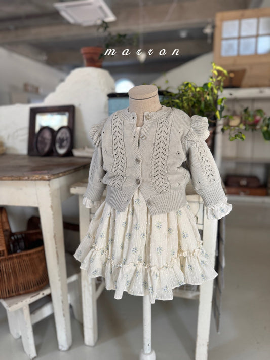 韓國童裝 26春  | MA26101 Knit Cardigan (China OEM)