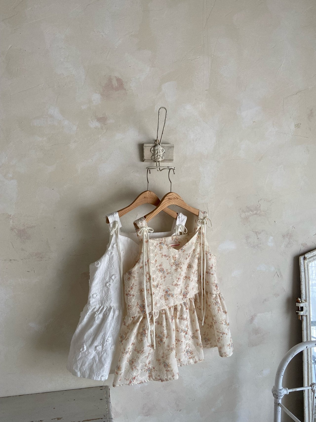 韓國童裝 26夏| AN01 Blanc Floral MOM Blouse 親子裝