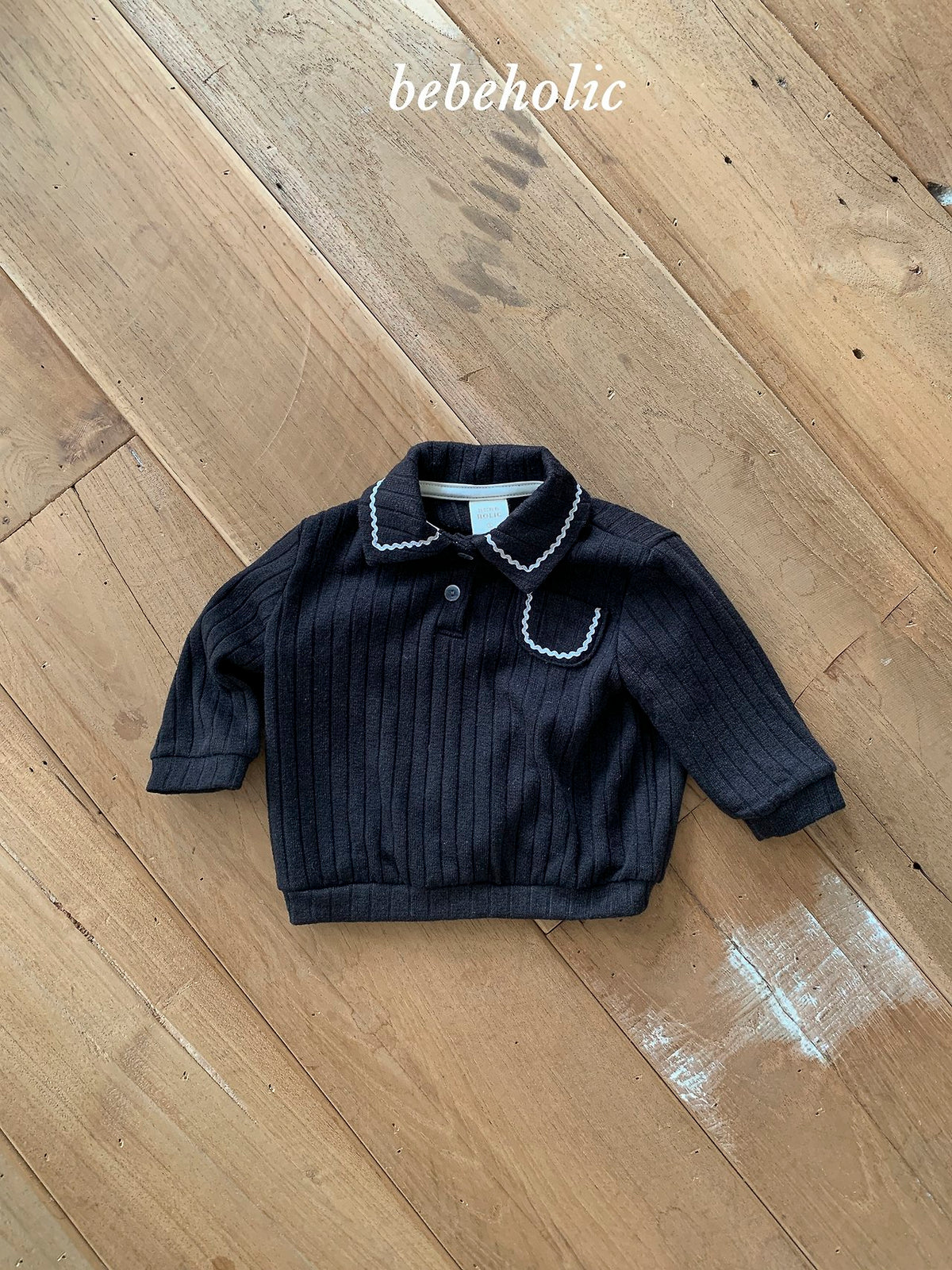 韓國童裝 26秋團購| BH23 Tini Collar Tee 上衣