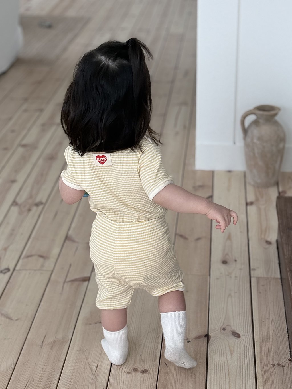 韓國童裝 26夏| HM19 Pastel Ribbed Loungewear Set