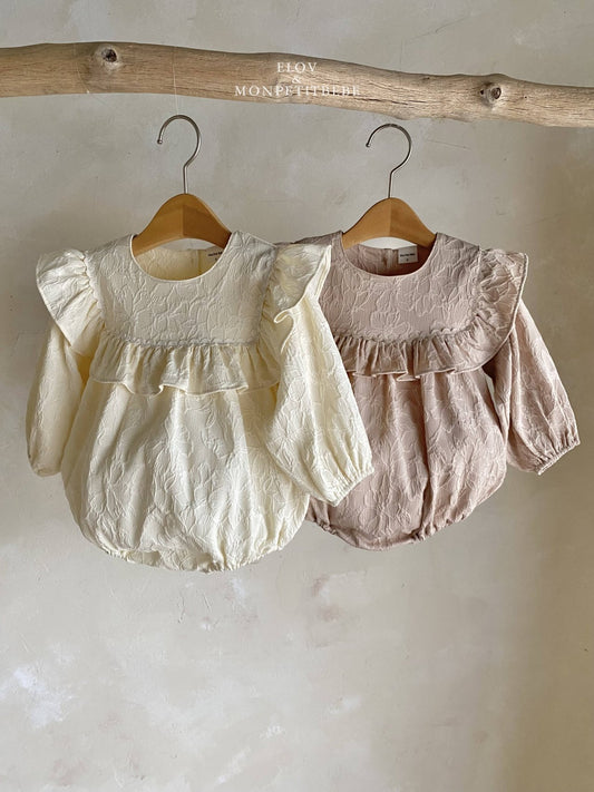 韓國童裝 25秋 | MP25306 Floral Parttern Baby Suit