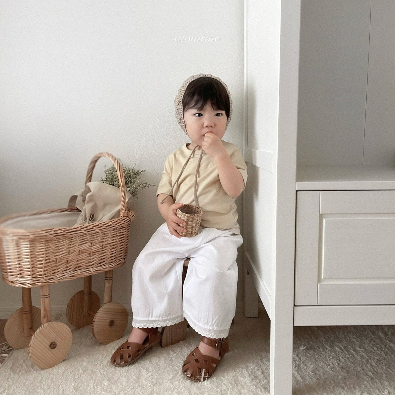 韓國童裝 25夏 | AT252018 lace Pants (baby and kids)