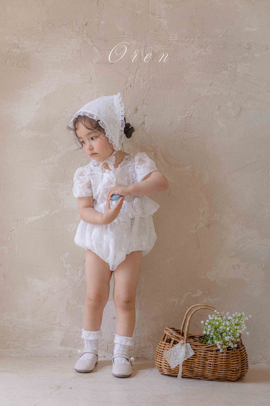現貨▷ 韓國童裝 25夏 | Lace Baby Suit (80/90)