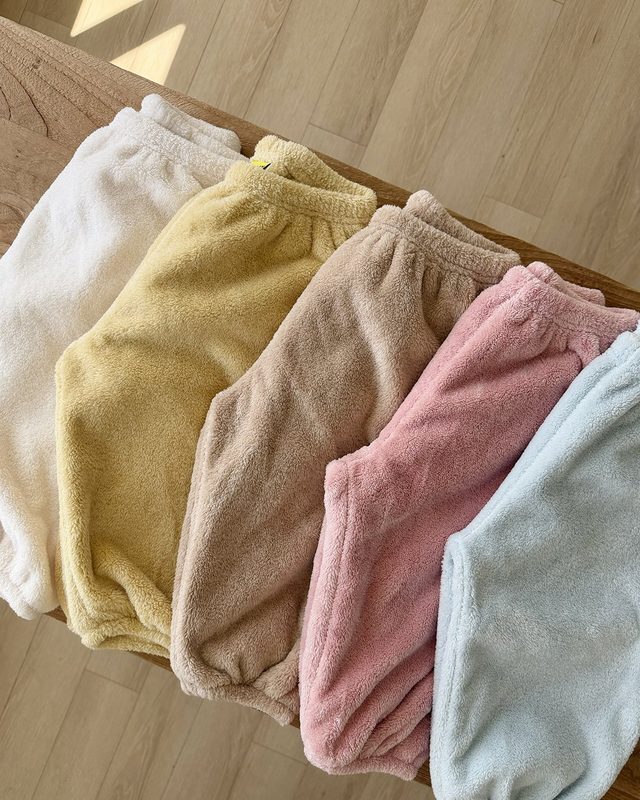 韓國童裝 26秋| HM02 Fleece Pants (Plain) (12m-120)