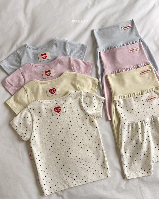 韓國童裝 26夏| HM24 Dot Modal Loungewear Set