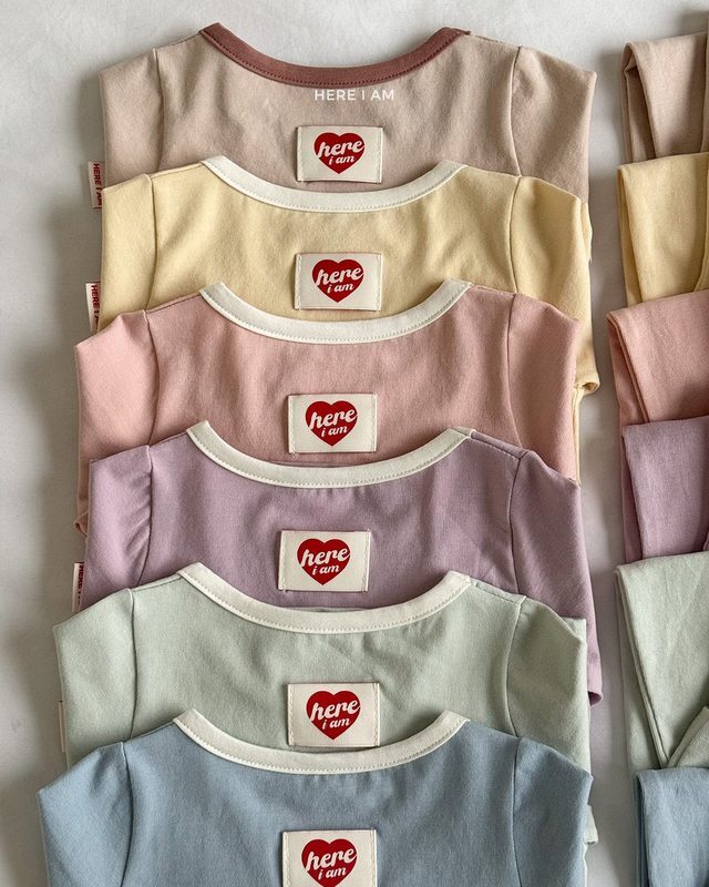 韓國童裝 26秋| HM16  Plain Loungewear Set 純色居家服 (12m-120)
