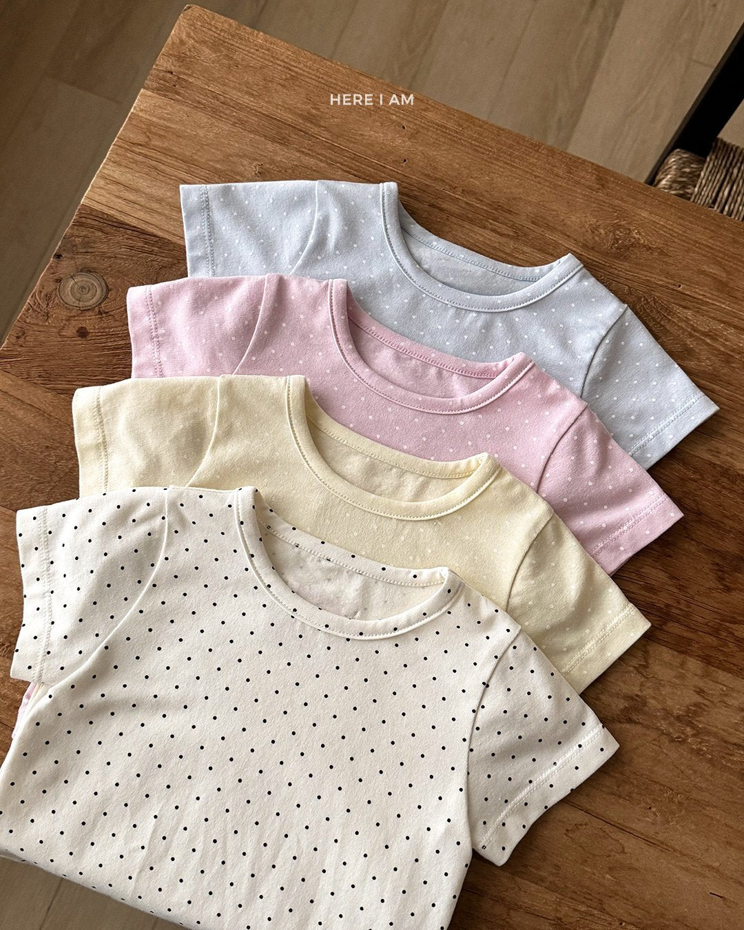 韓國童裝 26夏| HM24 Dot Modal Loungewear Set