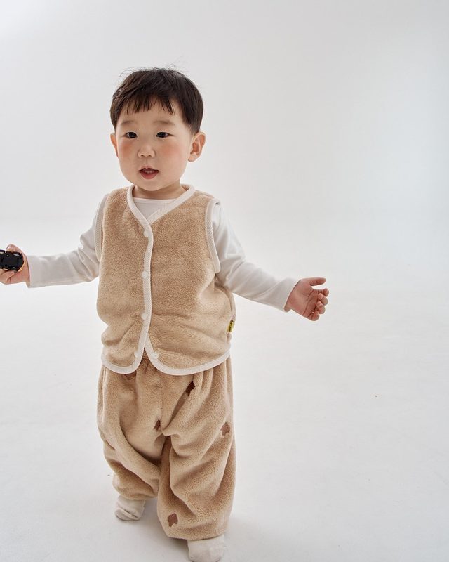 韓國童裝 26秋| HM01 Fleece Vest 背心
