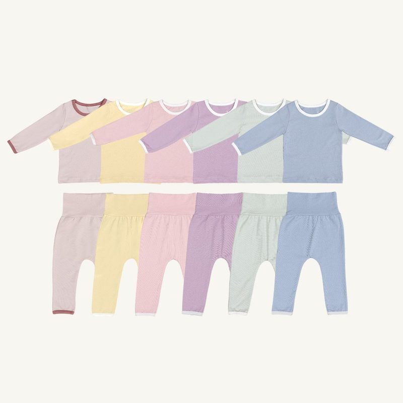 韓國童裝 26秋| HM16  Plain Loungewear Set 純色居家服 (12m-120)