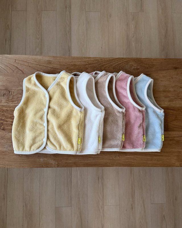 韓國童裝 26秋| HM01 Fleece Vest 背心