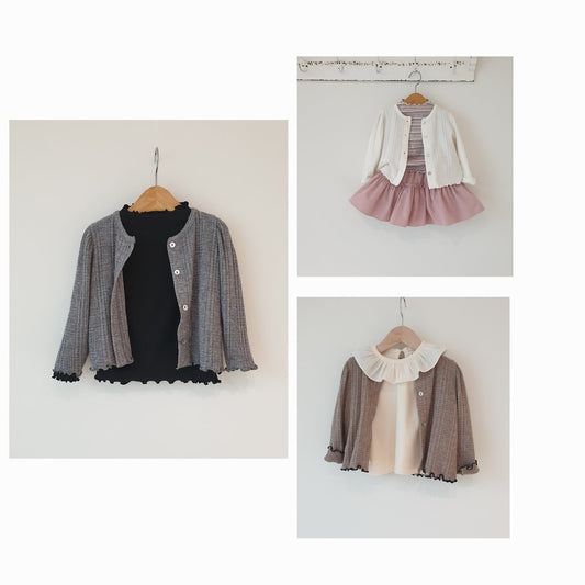 韓國童裝 26秋| EL05 Lyla Cardigan (85-120)